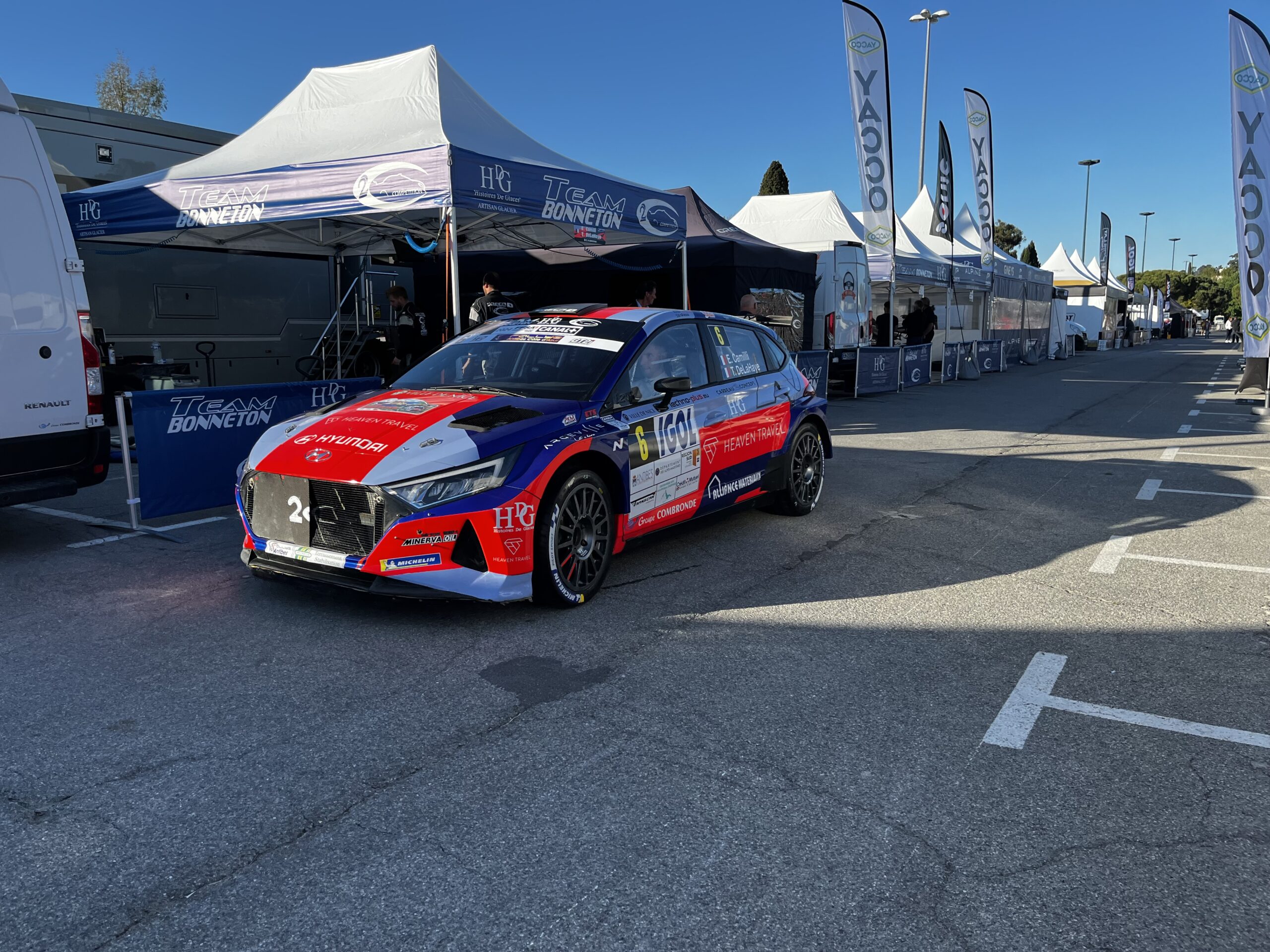 Eric Camilli (Hyundai) remporte sa première victoire cette saison sur le Championnat de France des rallyes au Rallye d’Antibes 2024.