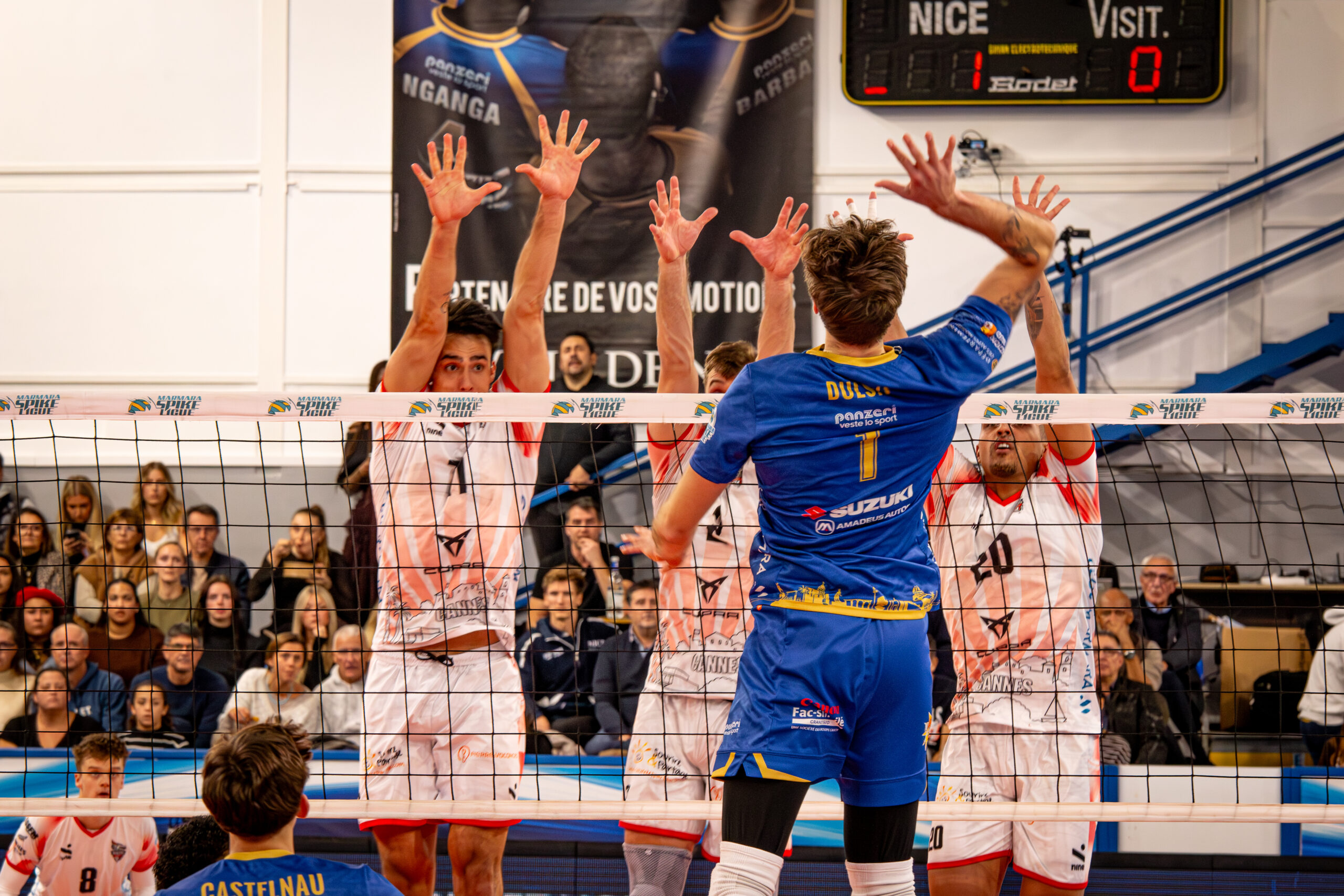 L’AS Cannes empoche la victoire dans un derby endiablé (3 sets à 1)